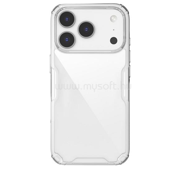 NILLKIN iPhone 18 Pro / 17 Pro NILLKIN NATURE PRO szilikon telefonvédő ütésállóság, légpárnás sarok, ÁTLÁTSZÓ
