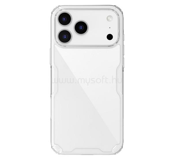NILLKIN iPhone 18 Pro Max / 17 Pro Max NILLKIN NATURE PRO szilikon telefonvédő ütésállóság, légpárnás sarok, ÁTLÁTSZÓ