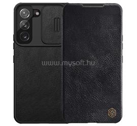 NILLKIN Samsung S22 Plus QIN PRO tok álló, bőr hatású FLIP, kameravédő, FEKETE GP-113273 small