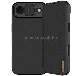 NILLKIN iPhone Air NILLKIN QIN PRO tok álló, bőr hatású FLIP, kameravédő, FEKETE GP-176570 small