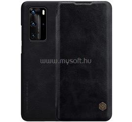 NILLKIN Huawei P40 Pro 5G NILLKIN QIN tok álló, bőr hatású FLIP, kártyazseb, FEKETE GP-94373 small