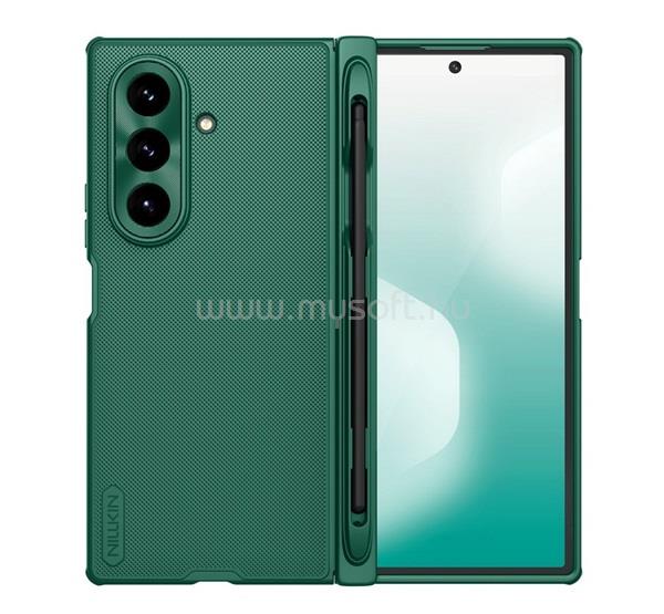 NILLKIN Samsung Z Fold7 NILLKIN SUPER FROSTED FOLD műanyag telefonvédő mágneses, érintő ceruza, SÖTÉTZÖLD