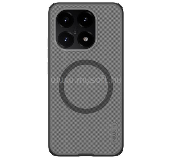 NILLKIN Xiaomi 15T NILLKIN SUPER FROSTED PRO MAGNETIC műanyag telefonvédő mágneses, gumírozott, ÁTLÁTSZÓ/FEKETE