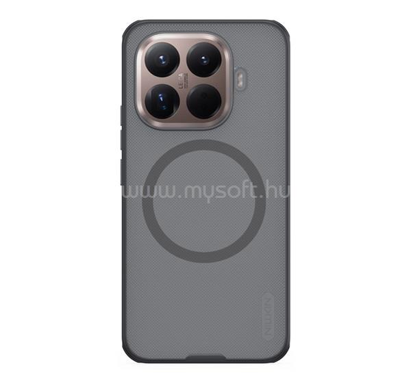 NILLKIN Xiaomi 15T Pro NILLKIN SUPER FROSTED PRO MAGNETIC műanyag telefonvédő mágneses, gumírozott, ÁTLÁTSZÓ/FEKETE