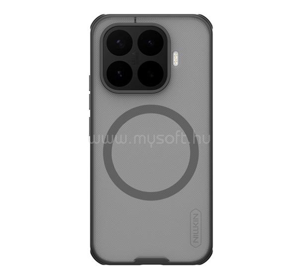 NILLKIN Xiaomi 17T NILLKIN SUPER FROSTED PRO MAGNETIC műanyag telefonvédő mágneses, gumírozott, ÁTLÁTSZÓ/FEKETE