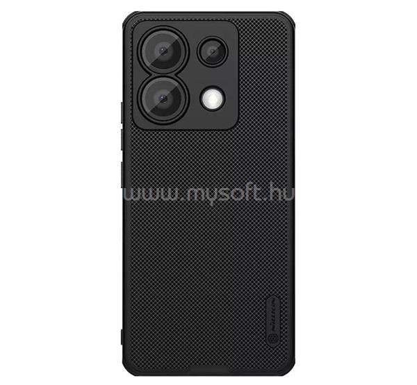 NILLKIN Poco X6 / Redmi Note 13 Pro 5G NILLKIN SUPER FROSTED PRO MAGNETIC műanyag telefonvédő mágneses, gumírozott, FEKETE