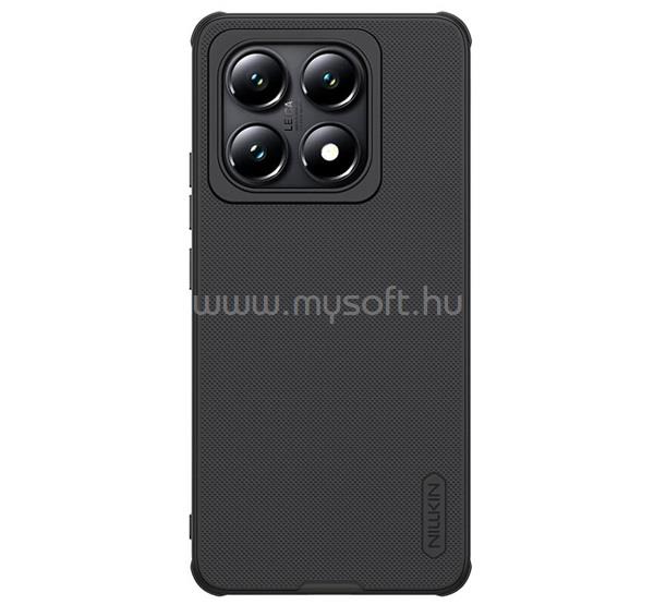 NILLKIN Xiaomi 14T Pro 5G NILLKIN SUPER FROSTED PRO MAGNETIC műanyag telefonvédő mágneses, gumírozott, FEKETE