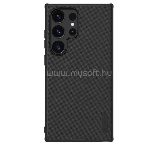 NILLKIN Samsung S25 Ultra SUPER FROSTED PRO MAGNETIC műanyag telefonvédő mágneses, gumírozott, FEKETE