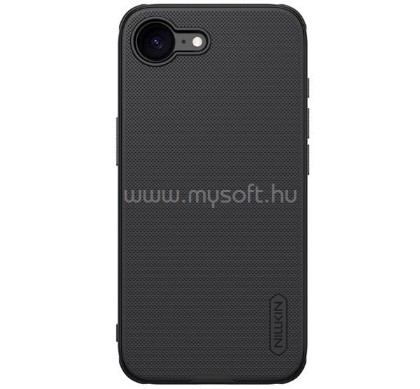 NILLKIN iPhone 17e / 16e SUPER FROSTED PRO MAGNETIC műanyag telefonvédő mágneses, gumírozott, FEKETE