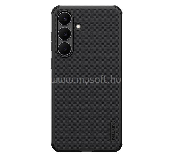 NILLKIN Samsung S25 FE NILLKIN SUPER FROSTED PRO MAGNETIC műanyag telefonvédő mágneses, gumírozott, FEKETE