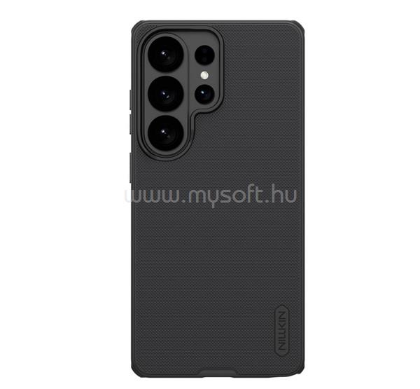 NILLKIN Samsung S26 Ultra NILLKIN SUPER FROSTED PRO MAGNETIC műanyag telefonvédő mágneses, gumírozott, FEKETE