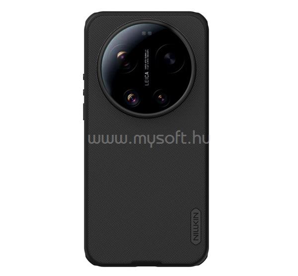 NILLKIN Xiaomi 17 Ultra NILLKIN SUPER FROSTED PRO MAGNETIC műanyag telefonvédő mágneses, gumírozott, FEKETE