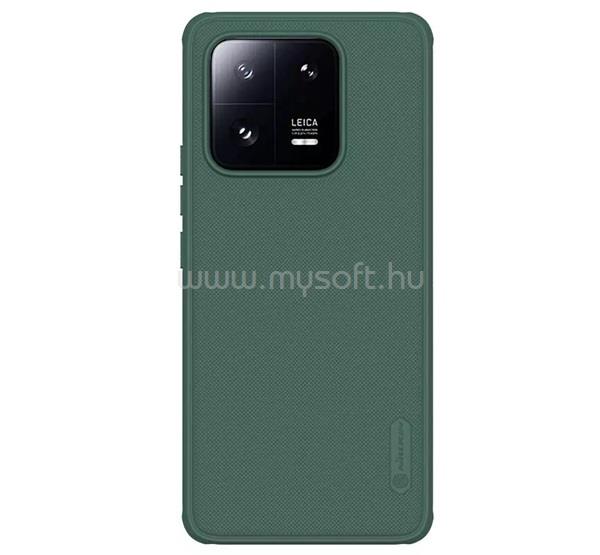 NILLKIN Xiaomi 13 Pro NILLKIN SUPER FROSTED PRO MAGNETIC műanyag telefonvédő mágneses, gumírozott, SÖTÉTZÖLD