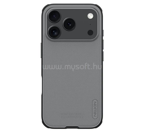 NILLKIN iPhone 18 Pro Max NILLKIN SUPER FROSTED PRO műanyag telefonvédő ütésállóság, érdes felület, ÁTLÁTSZÓ/FEKETE
