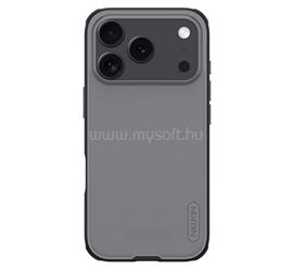 NILLKIN iPhone 18 Pro / 17 Pro NILLKIN SUPER FROSTED PRO műanyag telefonvédő ütésállóság, érdes felület, ÁTLÁTSZÓ/FEKETE GP-175285 small