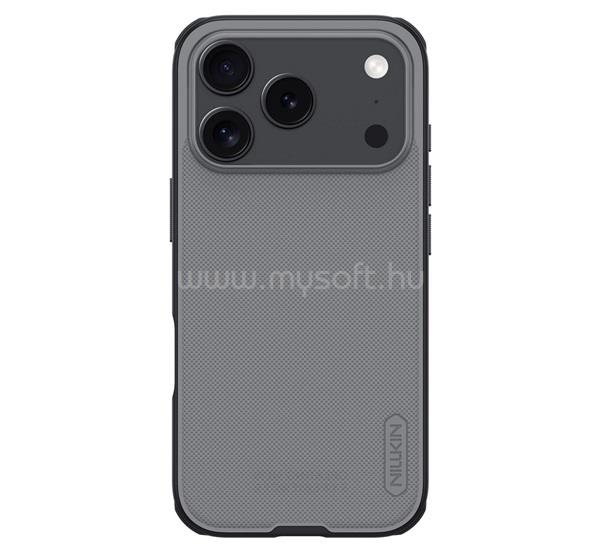 NILLKIN iPhone 18 Pro / 17 Pro NILLKIN SUPER FROSTED PRO műanyag telefonvédő ütésállóság, érdes felület, ÁTLÁTSZÓ/FEKETE