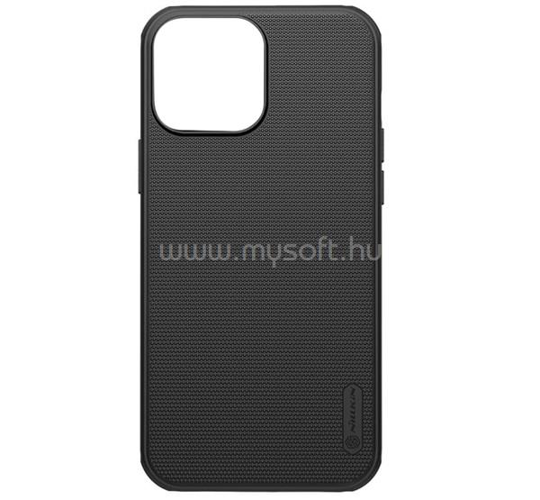 NILLKIN iPhone 14 Pro SUPER FROSTED PRO műanyag telefonvédő ütésállóság, érdes felület, FEKETE