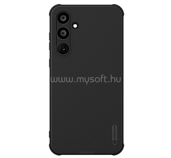NILLKIN Samsung A55 5G SUPER FROSTED PRO műanyag telefonvédő ütésállóság, érdes felület, FEKETE