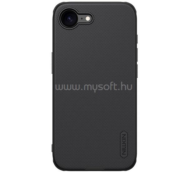 NILLKIN iPhone 17e / 16e SUPER FROSTED PRO műanyag telefonvédő ütésállóság, érdes felület, FEKETE