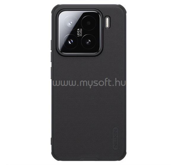 NILLKIN Xiaomi 15 NILLKIN SUPER FROSTED PRO műanyag telefonvédő ütésállóság, érdes felület, FEKETE