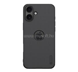 NILLKIN iPhone 16 SUPER FROSTED PRO műanyag telefonvédő ütésállóság, logó kivágás, FEKETE GP-166849 small