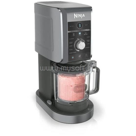 NINJA CREAMi NC502EU Deluxe 10in1 fagylaltkészítő - 2 pohárral  (szürke)