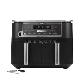 NINJA Foodi MAX Dual Zone Air fryer 9.5L - forrólevegős sütő digitális maghőmérővel (fekete) AF451EU small