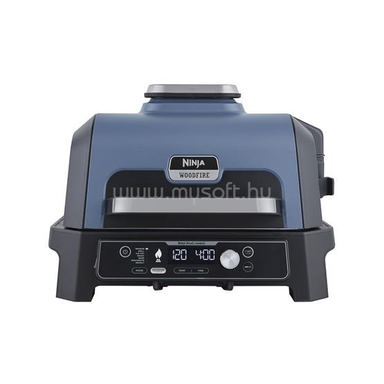 NINJA Woodfire Pro Connect XL elektromos Grill és füstölő (kék/fekete)