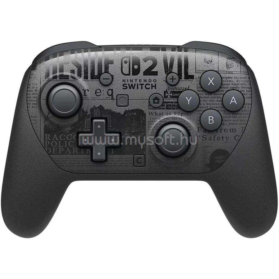 NINTENDO Switch 2 Pro Resident Evil RE vezeték nélküli kontroller (fekete)