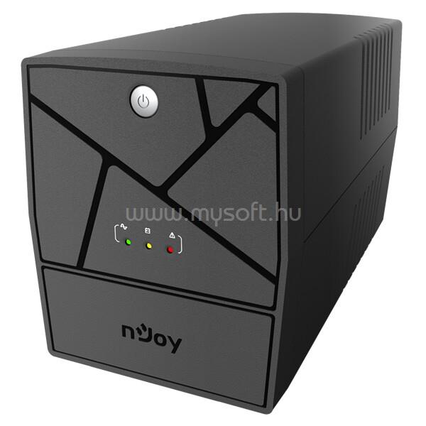 NJOY 1000VA - Keen 1000 Szünetmentes Tápegység (4 SCHUKO, LINE-INTERAKTÍV,FEKETE)