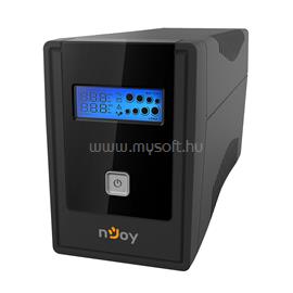 NJOY 650VA - Cadu 650 Szünetmentes Tápegység (2 Schuko, line-interaktív, USB menedzsment, RJ11/45 vonalvédelem(1Gb/s), fekete) UPCMTLS665TCAAZ01B small