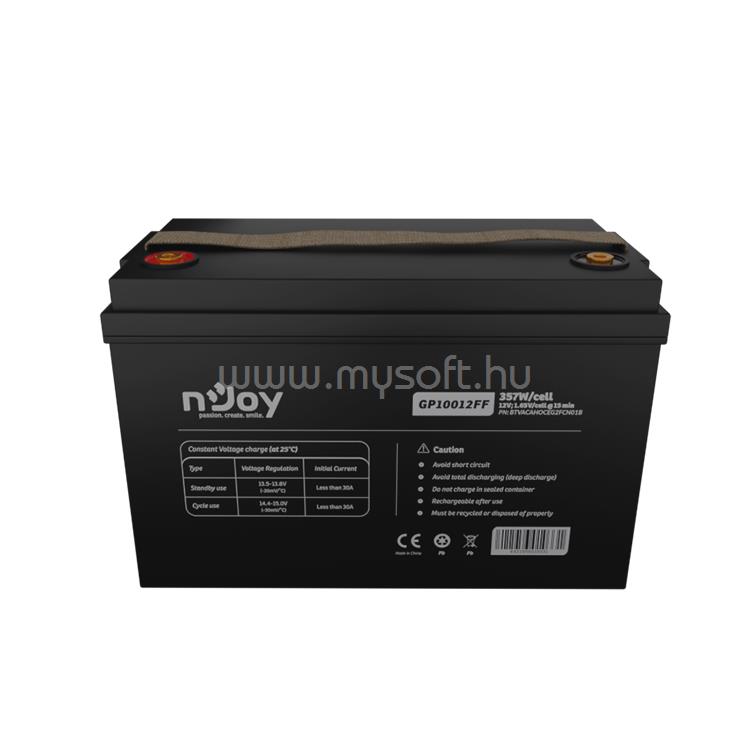 NJOY akkumulátor - GP10012FF (12V/100Ah, T11, zárt, gondozásmentes, AGM)