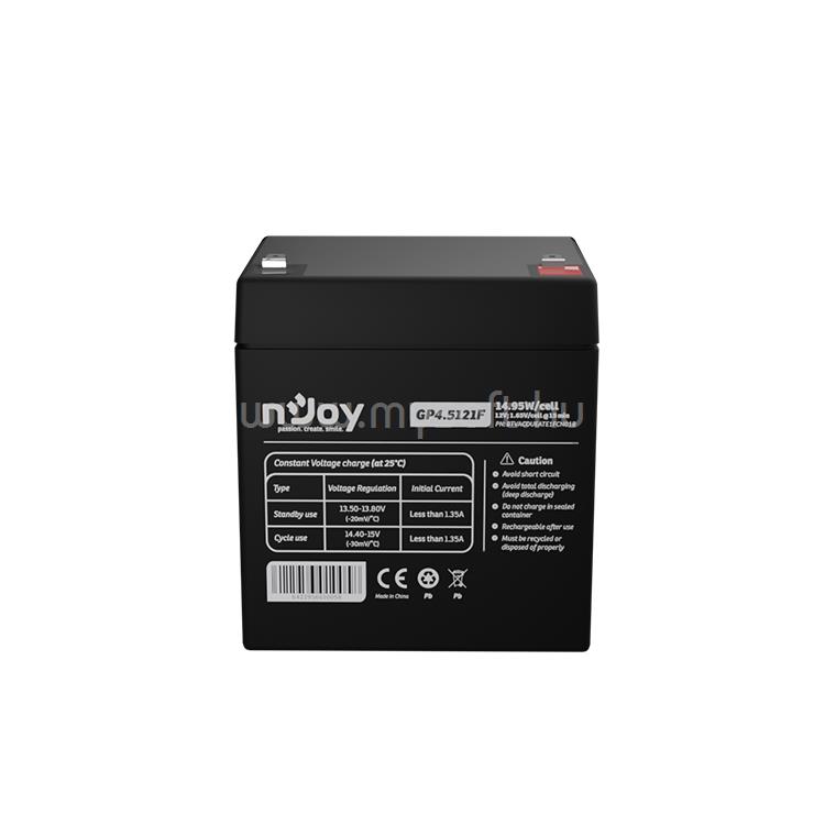 NJOY akkumulátor - GP4.5121F (12V/4.5Ah, T1/F1, zárt, gondozásmentes, AGM)