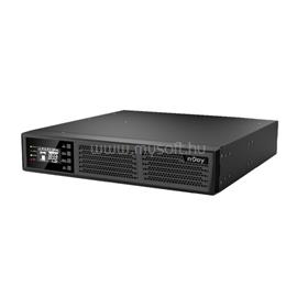 NJOY Szünetmentes 1000VA - Runa 1000 (On-line, RS232, USB, szoftver, LCD kijelző, 2U rack) UPCMROP910HRNDB01B small