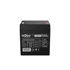NJOY GP05122F szünetmentes akkumulátor (12V/5Ah, T2/F2, zárt, gondozás mentes, AGM) GP05122F small