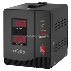 NJOY Toroid Transzformátor 2000VA - Alvis 2000 AVR (Kimenet: 2x Shucko, LCD kijelző, indítás késleltetés) AVRL-20002AL-CS01B small