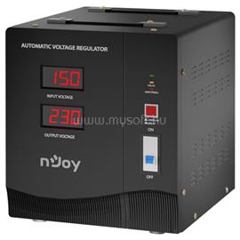 NJOY Toroid Transzformátor 3000VA - Alvis 3000 AVR (Kimenet: bekötős, LCD kijelző, indítás késleltetés) AVRL-3005TAL-CS01B small