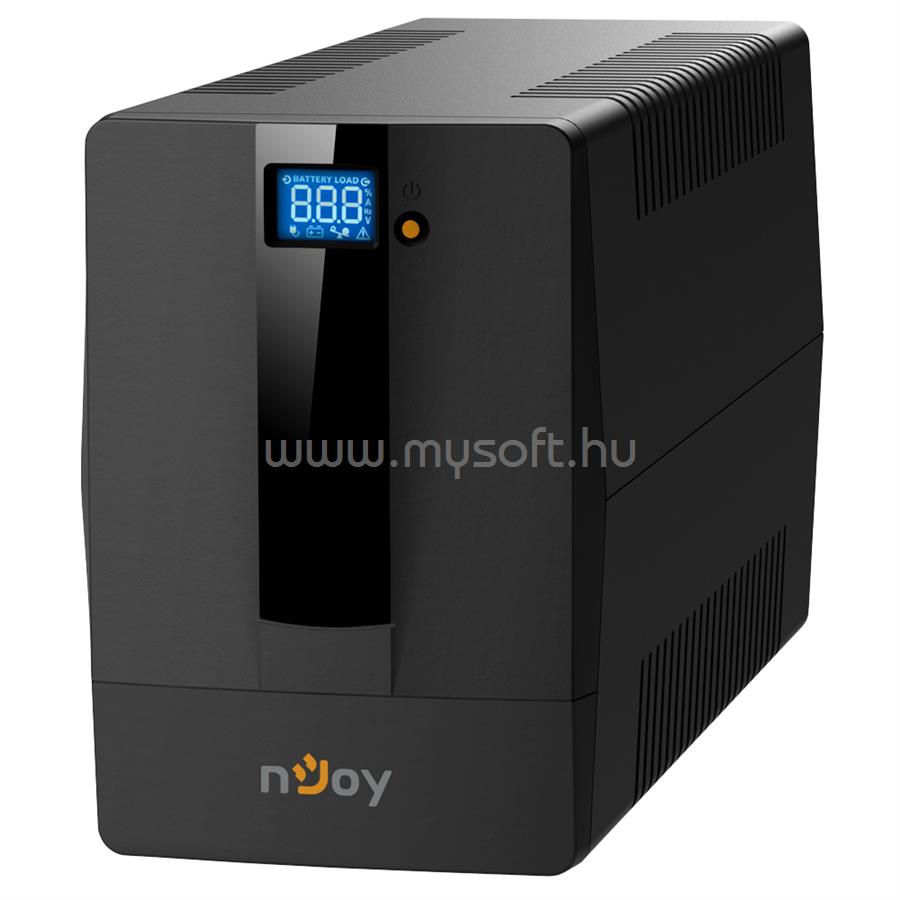 NJOY UPS 1500VA Schuko AVR Horus Plus 1500 Szünetmentes Tápegység Vonali-interaktív