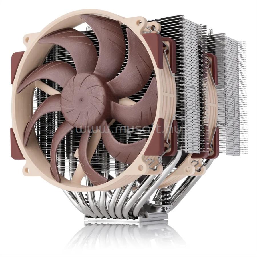 NOCTUA NH-D15 G2 LBC processzorhűtő - 8 hőcső, két NF-A14x25r G2 ventilátor, PWM vezérlés