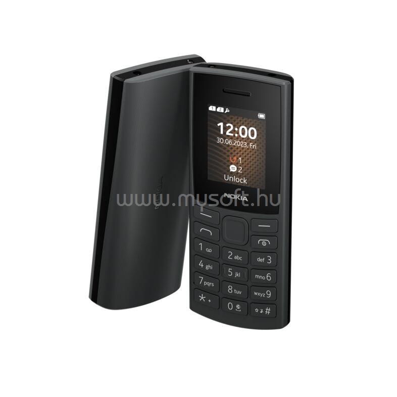 NOKIA Nokia 105 4G (2023) NOKIA 105 4G 2023 mobiltelefon Dualsim FEKETE