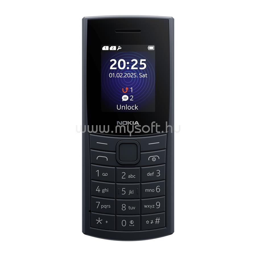 NOKIA 110 4G mobiltelefon, Dual SIM, éjkék (TA-1661)