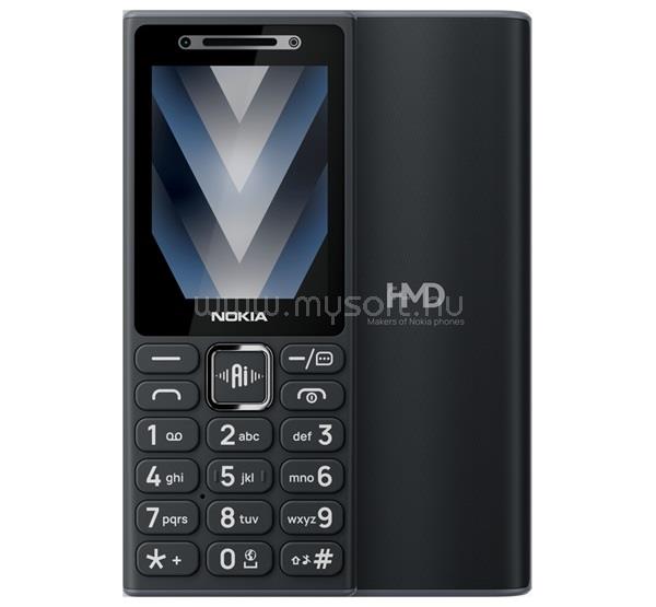 NOKIA 200 4G mobiltelefon (Ai asszisztens, Dualsim) FEKETE