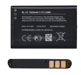 NOKIA Nokia 130 (2017) / 150 (2017) / 216 akku 1020mAh LI-ION BR-5C/BL-5CB utód BL-5C small