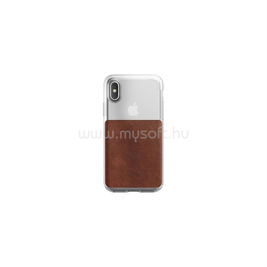 NOMAD - Clear Case (iPhone X) mobiltelefon tok