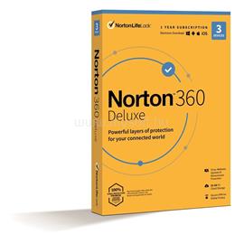 NORTONLIFELOCK Norton 360 Deluxe 25GB HUN 1 Felhasználó 3 gép 1 éves vírusirtó szoftver [ELEKTRONIKUS LICENC] 21416696 small