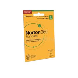 NORTON 360 STANDARD 10GB SWS 1 Felhasználó 1 gép 1 éves dobozos vírusirtó szoftver 21409391 small