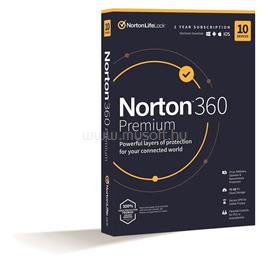 NORTONLIFELOCK Norton 360 Premium 75GB HUN 1 Felhasználó 10 gép 1 éves dobozos vírusirtó szoftver 21416702 small