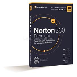 NORTONLIFELOCK Norton 360 Premium 75GB HUN 1 Felhasználó 10 gép 1 éves vírusirtó szoftver [ELEKTRONIKUS LICENC] 21416702 small