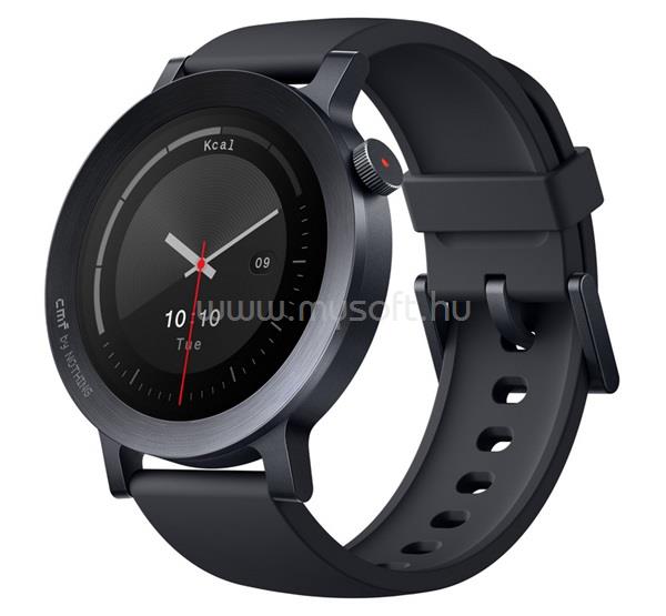 NOTHING NOTHING CMF WATCH 3 PRO okosóra szilikon szíj, IP68, SÖTÉTSZÜRKE