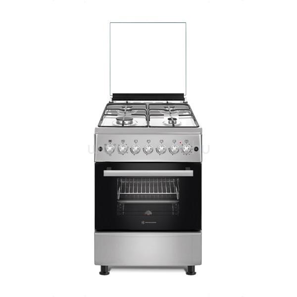 NOVACOOK F6B40EF INX inox kombinált tűzhely